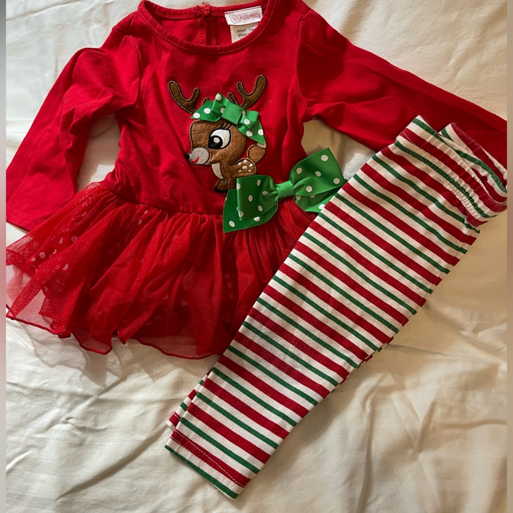Youngland Red Infant Outfit